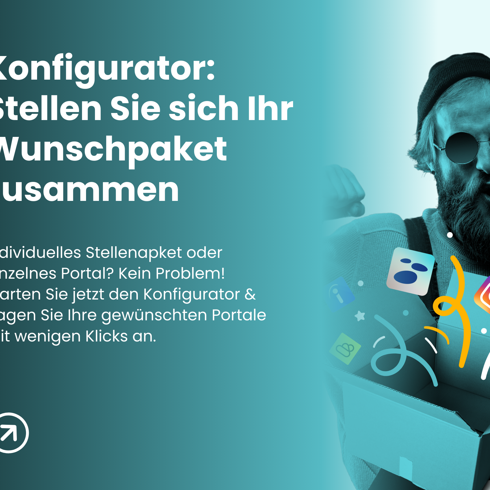 Konfigurator jetzt Paket zusammenstellen