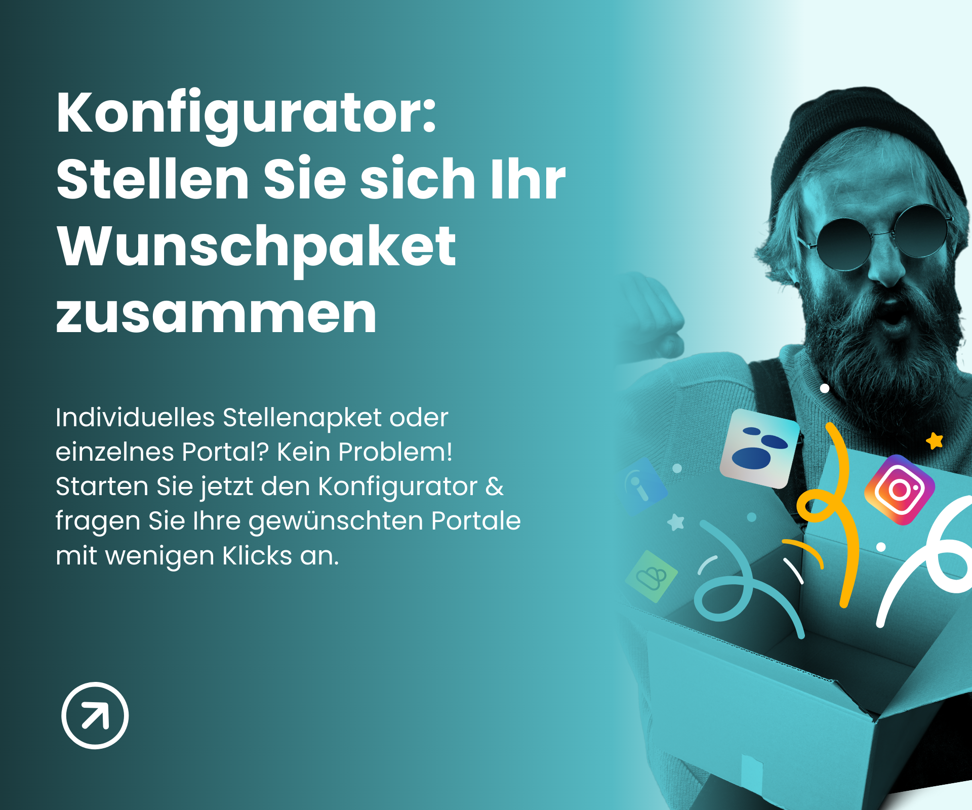 Konfigurator jetzt Paket zusammenstellen